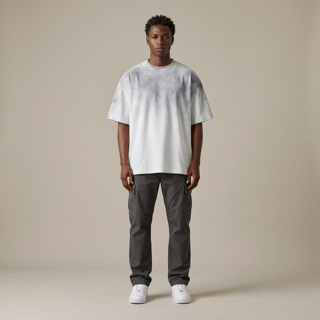 Blank Washed Gradient GOAT T-Shirt - Legendary Branding