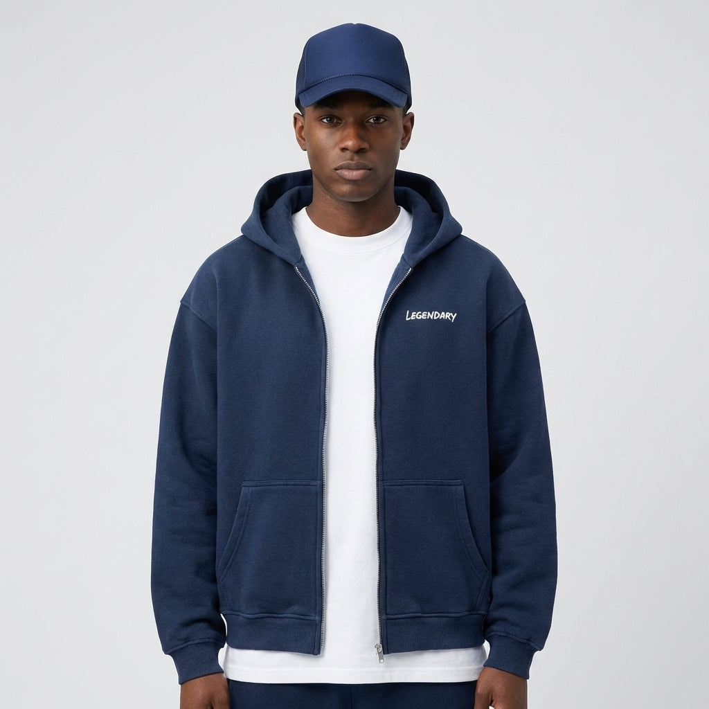 Legendary Branding Fleece Zip-up - Legendary Branding