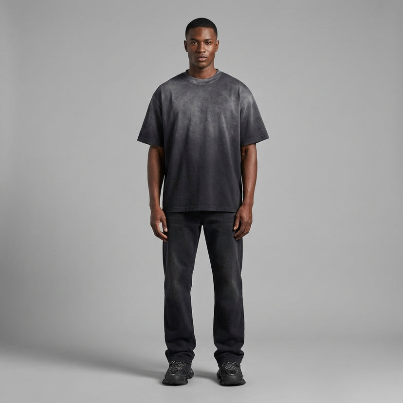 Blank Washed Gradient GOAT T-Shirt - Legendary Branding