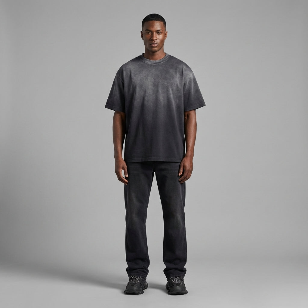 Blank Washed Gradient GOAT T-Shirt - Legendary Branding