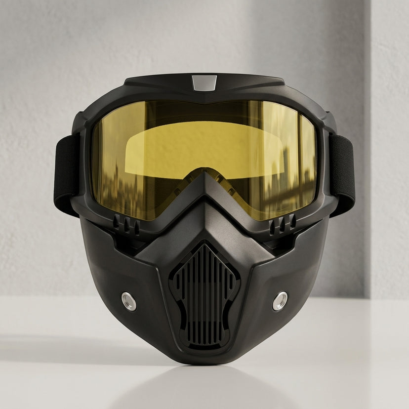 Dustproof Motocross Goggles | Adjustable Full Face Off‑Road Mask