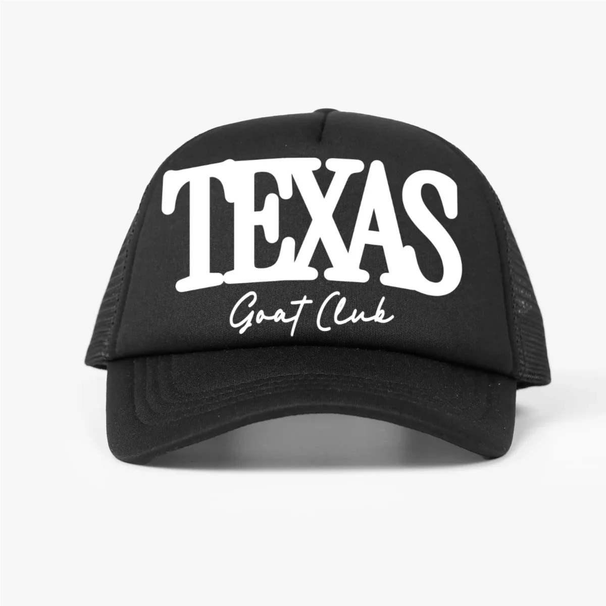 GOAT Club Texas Trucker Hat, Lone Star Mesh Snapback, Texas Streetwear Hat - Legendary Branding