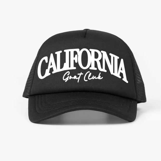 GOAT Club California Trucker Hat, GOAT Club Hat, Cali Mesh Snapback Cap, West Coast Streetwear Hat
