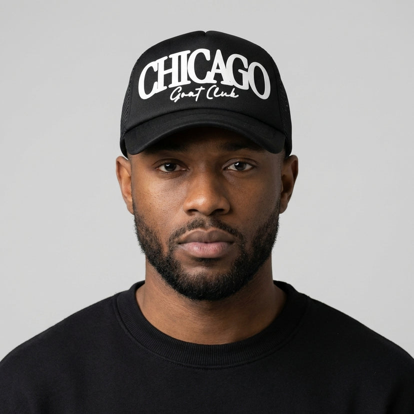 GOAT Club Chicago Trucker Hat - Legendary Branding