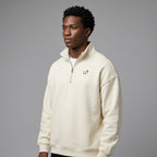 Marque Légendaire Heavyweight 1/4 Zip Panel Sweatshirt | 460GSM
