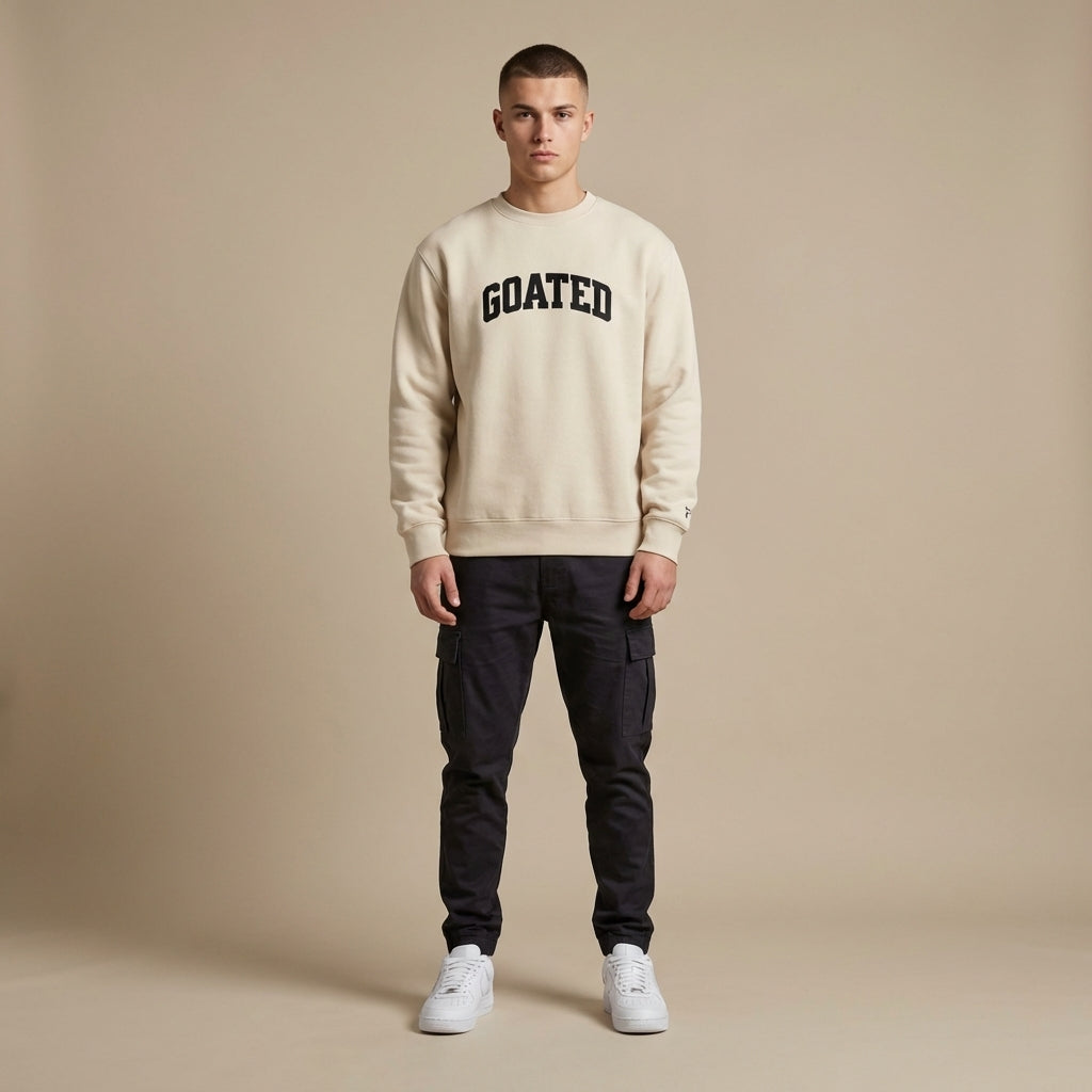 GOATED Heavyweight Embroidered Sweatshirt