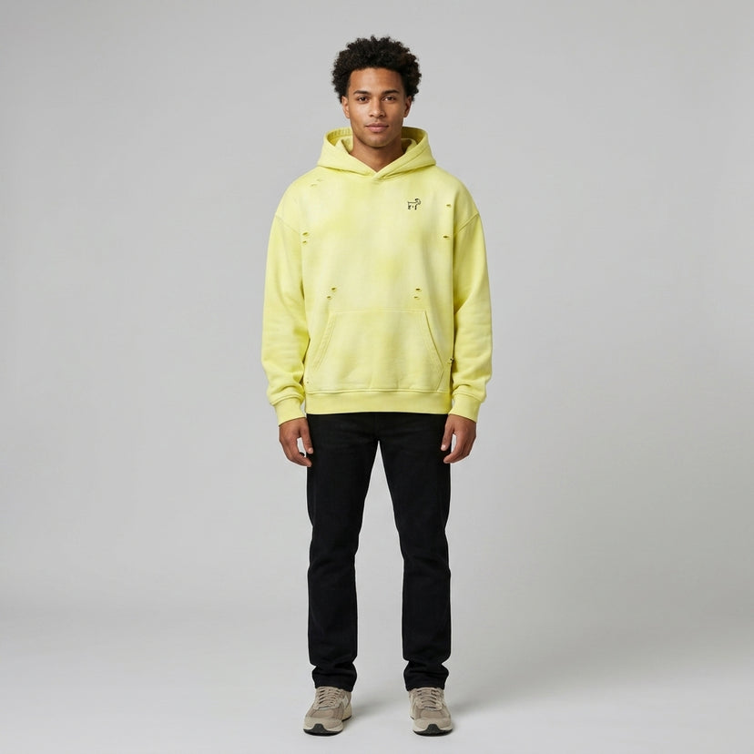Marque Légendaire Frayed Fleece Hoodie | 350GSM Unisex