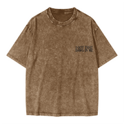 "ROT" Oversized Snow Wash T-Shirt – Heavyweight 285 GSM, Faded Streetwear Tee