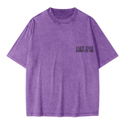 "ROT" Oversized Snow Wash T-Shirt – Heavyweight 285 GSM, Faded Streetwear Tee