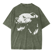 "PIT" Oversized Snow Wash T-Shirt – Heavyweight 285 GSM, Faded Streetwear Tee
