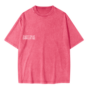 "PIT" Oversized Snow Wash T-Shirt – Heavyweight 285 GSM, Faded Streetwear Tee
