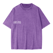 "PIT" Oversized Snow Wash T-Shirt – Heavyweight 285 GSM, Faded Streetwear Tee