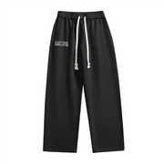 “Dawg” Heavyweight Sweatpants – 350 GSM Cotton Blend Sweatpants, Relaxed Tapered Fleece Pants, Luxury Lounge Bottoms