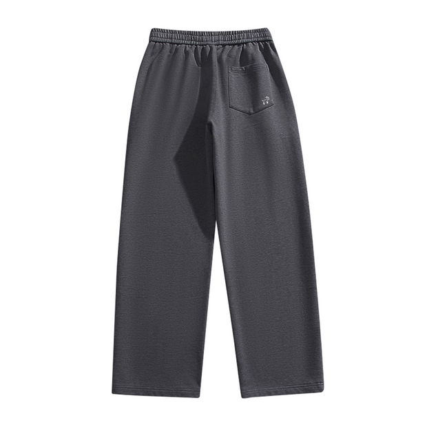 “Dawg” Heavyweight Sweatpants – 350 GSM Cotton Blend Sweatpants, Relaxed Tapered Fleece Pants, Luxury Lounge Bottoms