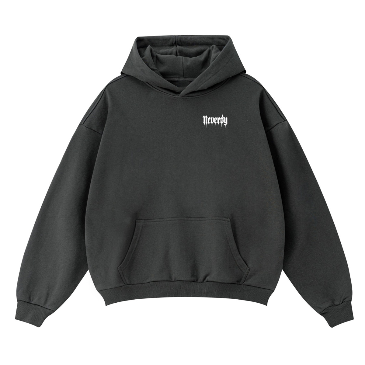 Neverdy (Never Die) No Story Boxy Hoodie - Legendary Branding