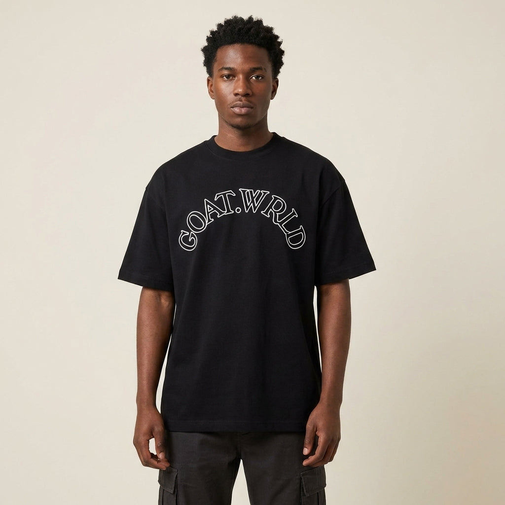 GOAT.WRLD Loose Fit T-shirt - Legendary Branding
