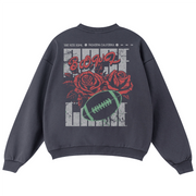 “1992 Rose Bowl” Oversized Crewneck Sweatshirt, 460 GSM Heavyweight Pullover, Vintage Fleece Streetwear Crewneck