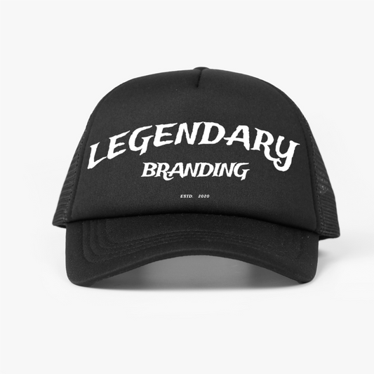 The "LB" Foam Trucker Hat - Streetwear Mesh Hat, Foam Trucker Hat, Adjustable Snapback, Retro Trucker Cap