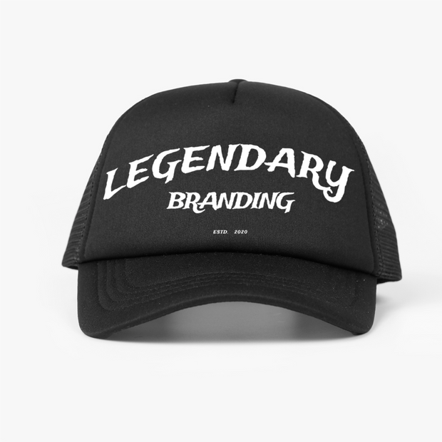 The "LB" Foam Trucker Hat - Streetwear Mesh Hat, Foam Trucker Hat, Adjustable Snapback, Retro Trucker Cap