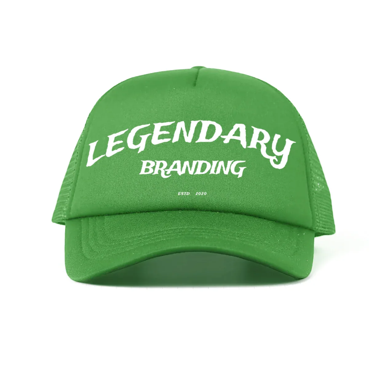 The "LB" Foam Trucker Hat - Streetwear Mesh Hat, Foam Trucker Hat, Adjustable Snapback, Retro Trucker Cap - Legendary Branding