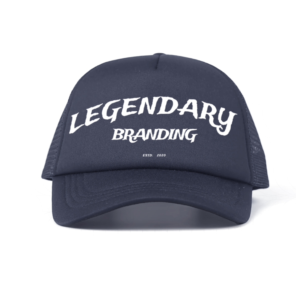 The "LB" Foam Trucker Hat - Streetwear Mesh Hat, Foam Trucker Hat, Adjustable Snapback, Retro Trucker Cap
