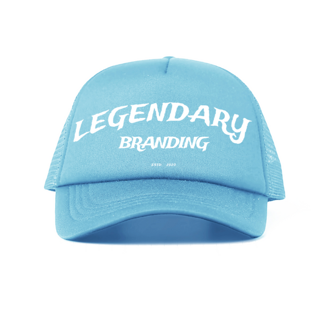 The "LB" Foam Trucker Hat - Streetwear Mesh Hat, Foam Trucker Hat, Adjustable Snapback, Retro Trucker Cap