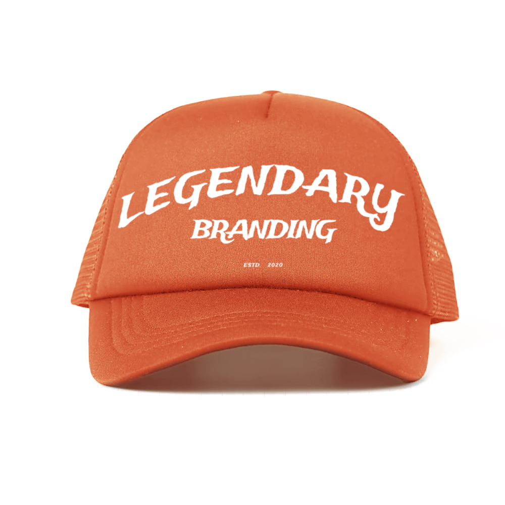 The "LB" Foam Trucker Hat - Streetwear Mesh Hat, Foam Trucker Hat, Adjustable Snapback, Retro Trucker Cap