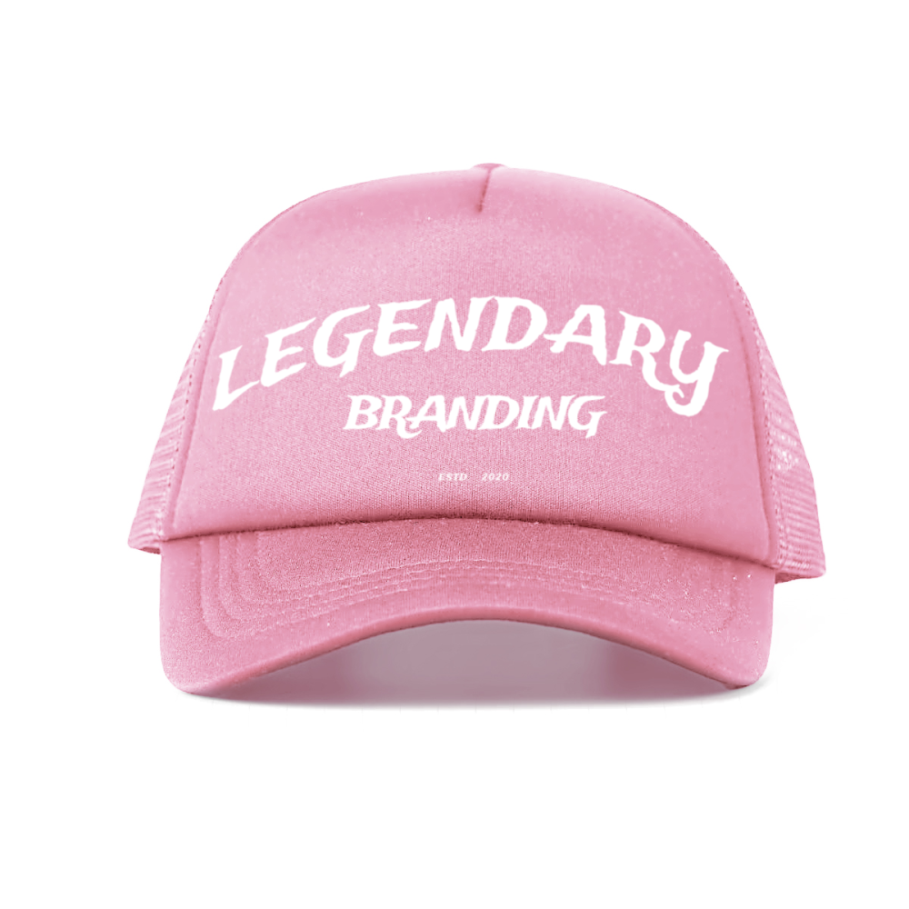 The "LB" Foam Trucker Hat - Streetwear Mesh Hat, Foam Trucker Hat, Adjustable Snapback, Retro Trucker Cap