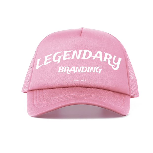 The "LB" Foam Trucker Hat - Streetwear Mesh Hat, Foam Trucker Hat, Adjustable Snapback, Retro Trucker Cap