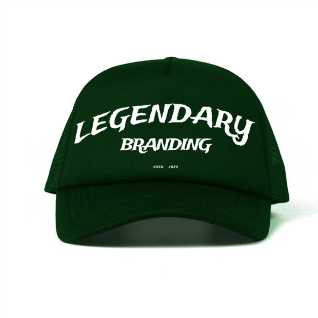 The "LB" Foam Trucker Hat - Streetwear Mesh Hat, Foam Trucker Hat, Adjustable Snapback, Retro Trucker Cap