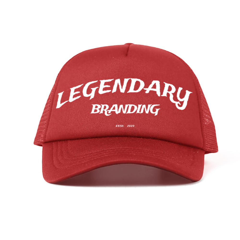 The "LB" Foam Trucker Hat - Streetwear Mesh Hat, Foam Trucker Hat, Adjustable Snapback, Retro Trucker Cap