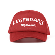 The "LB" Foam Trucker Hat - Streetwear Mesh Hat, Foam Trucker Hat, Adjustable Snapback, Retro Trucker Cap