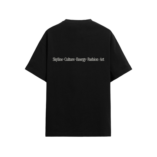 The Big's Loose Fit T-shirt, London Paris Tokyo New York Chicago Graphic Tee, 190GSM Combed Cotton Streetwear Shirt, Soft Cotton T-Shirt