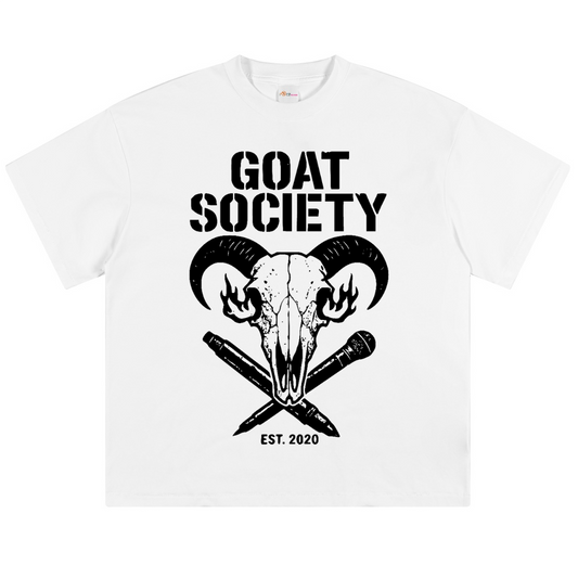 Mic & Pen Loose Fit T-shirt, 230GSM Heavyweight Skull Tee, Artist Rap Shirt, Urban Streetwear, Oversized Hip Hop Graphic Tee