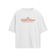 "GOAT Diner" Loose Fit T-shirt, Retro Tee, Vintage Diner Graphic Shirt, 190GSM Cotton Tee