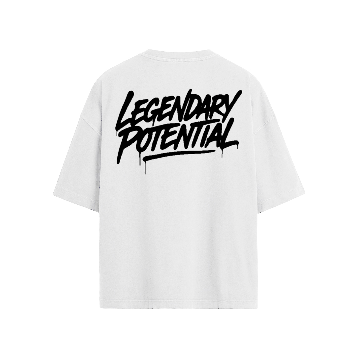"Legendary Potential" T-Shirt, Loose Fit Tee, 190 GSM Cotton Shirt, Premium Combed Cotton