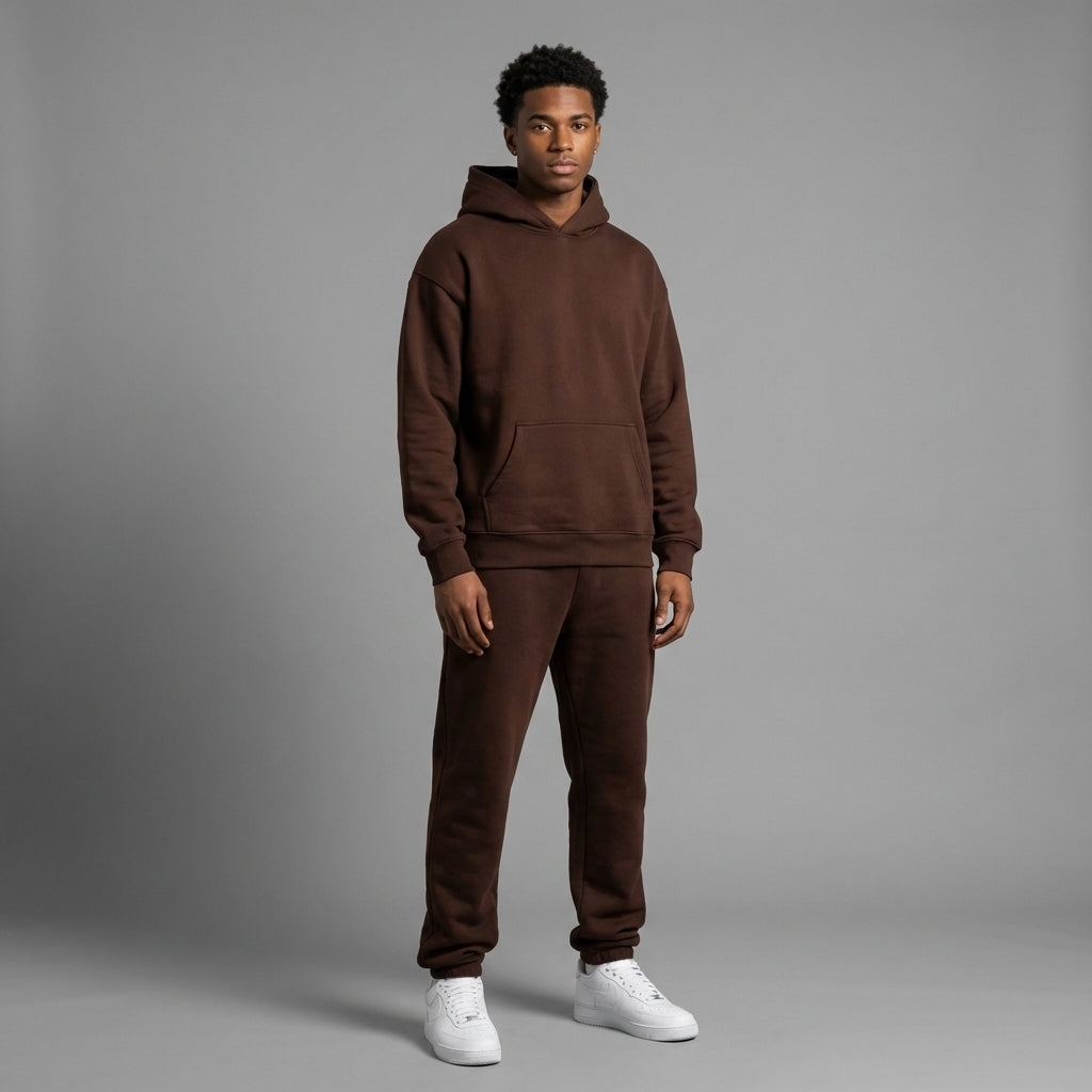Oversized Lined Hoodie and Jogger Set - Legendary Branding