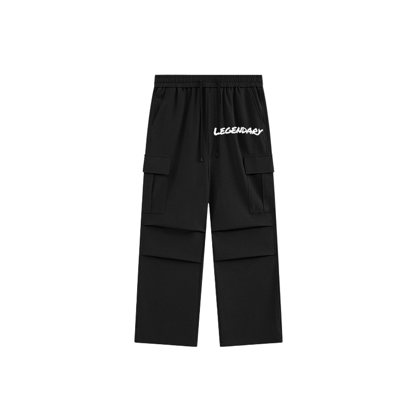 Legendary Wide-Leg Sweatpants - Streetwear Cargo Joggers, Premium Relaxed Fit Men’s Pants