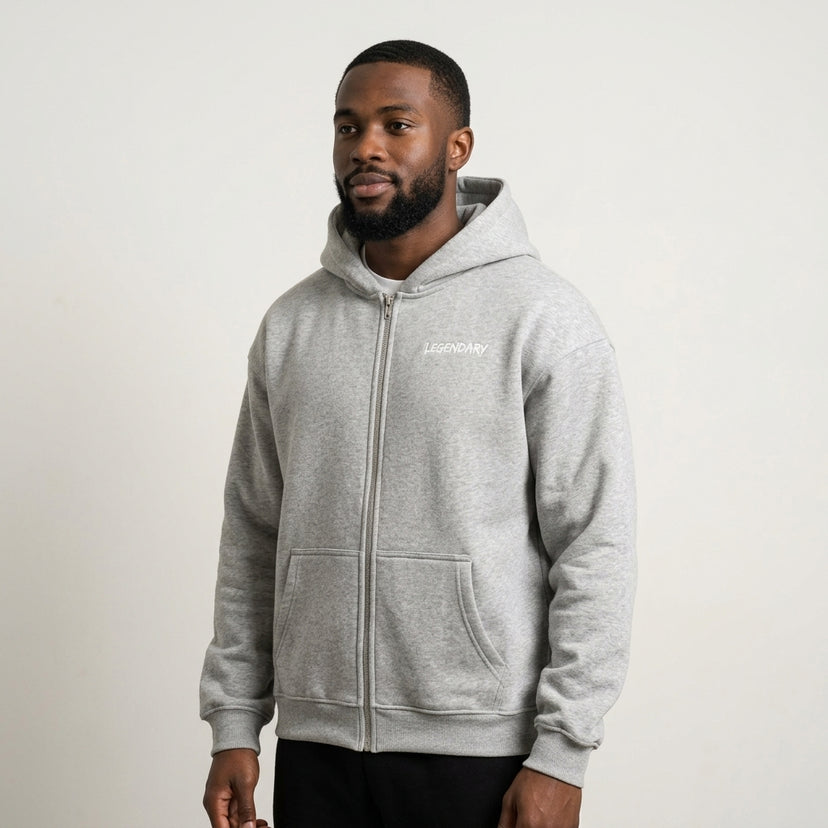 Legendary Branding Fleece Zip-Up | 380GSM