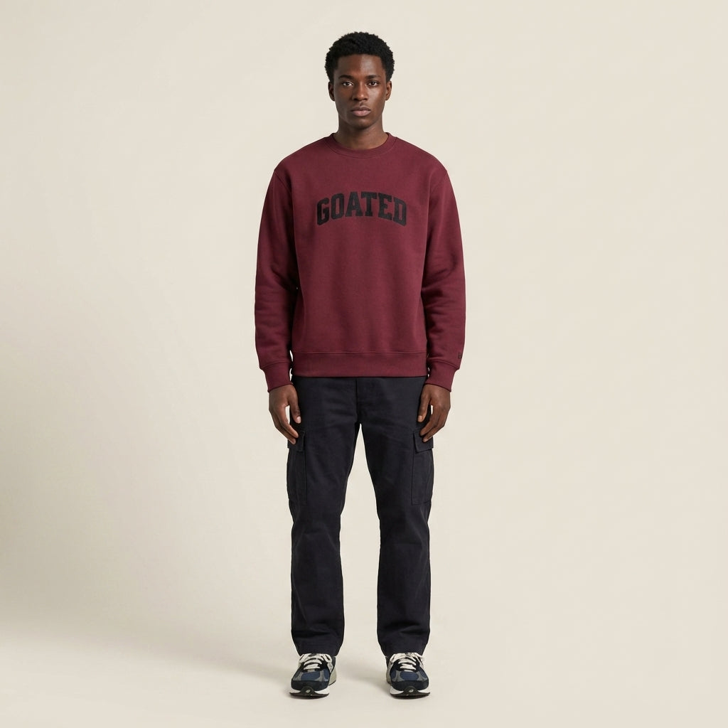 GOATED Heavyweight Embroidered Sweatshirt