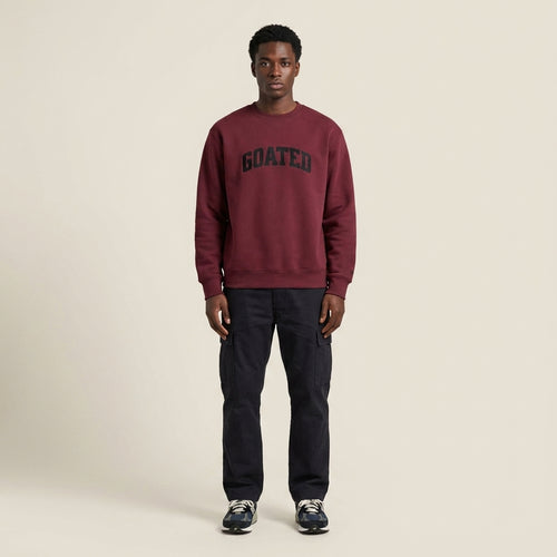 GOATED Heavyweight Embroidered Sweatshirt - Legendary Branding