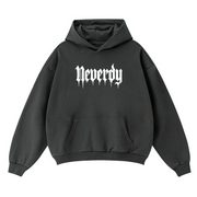 Neverdy 1st Edition Boxy Fit Hoodie – Heavyweight Luxury Cotton Streetwear Pullover, Legendary Branding