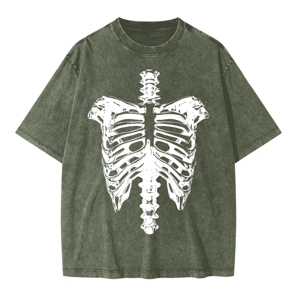 Neverdy (Never Die) Ribs Oversized T-Shirt - Legendary Branding