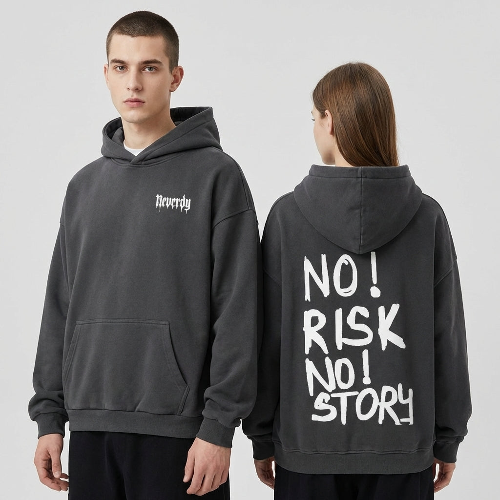 Neverdy (Never Die) No Story Boxy Hoodie - Legendary Branding