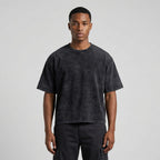 Cropped Snow Washed GOAT T-shirt - Legendary Branding