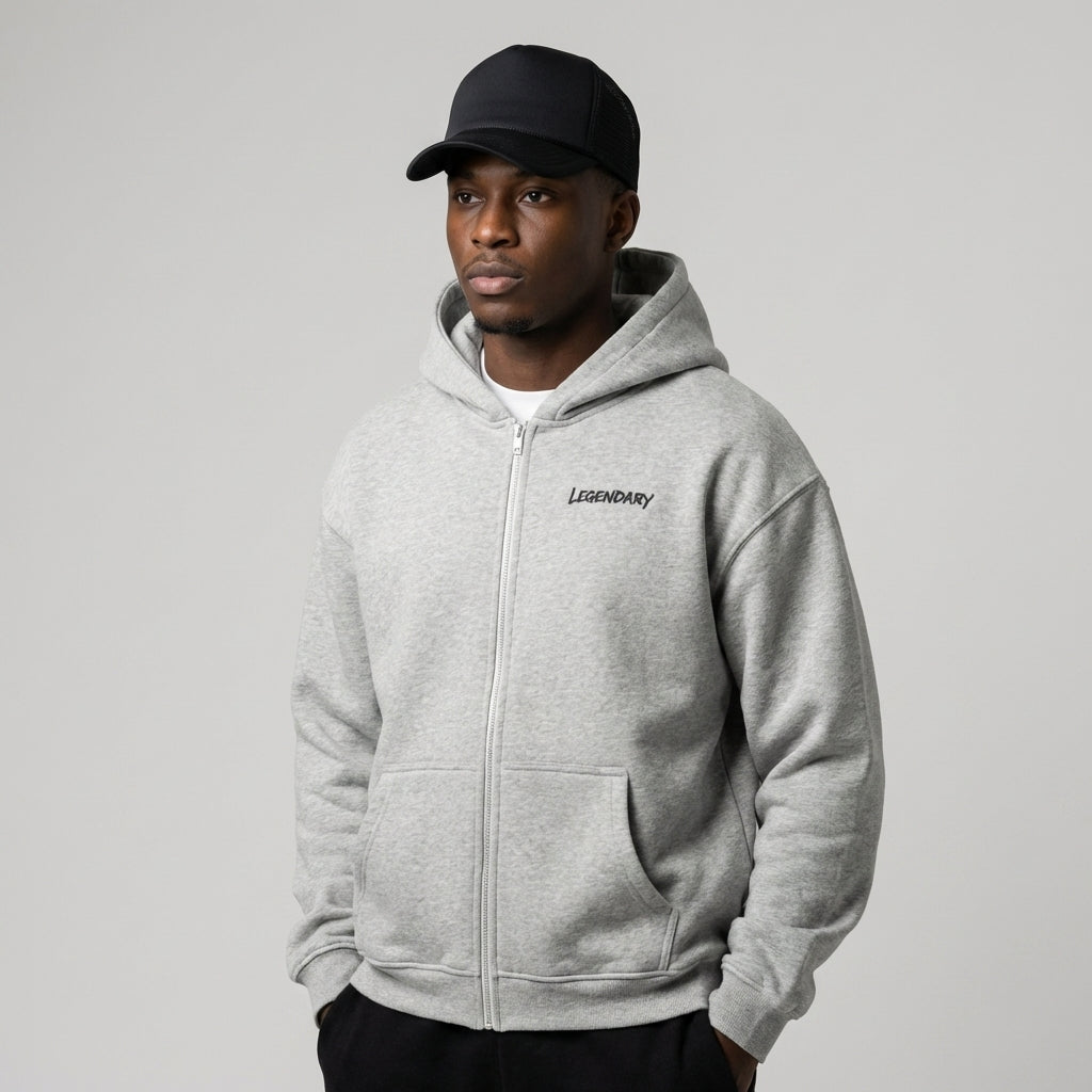 Legendary Branding Fleece Zip-up - Legendary Branding