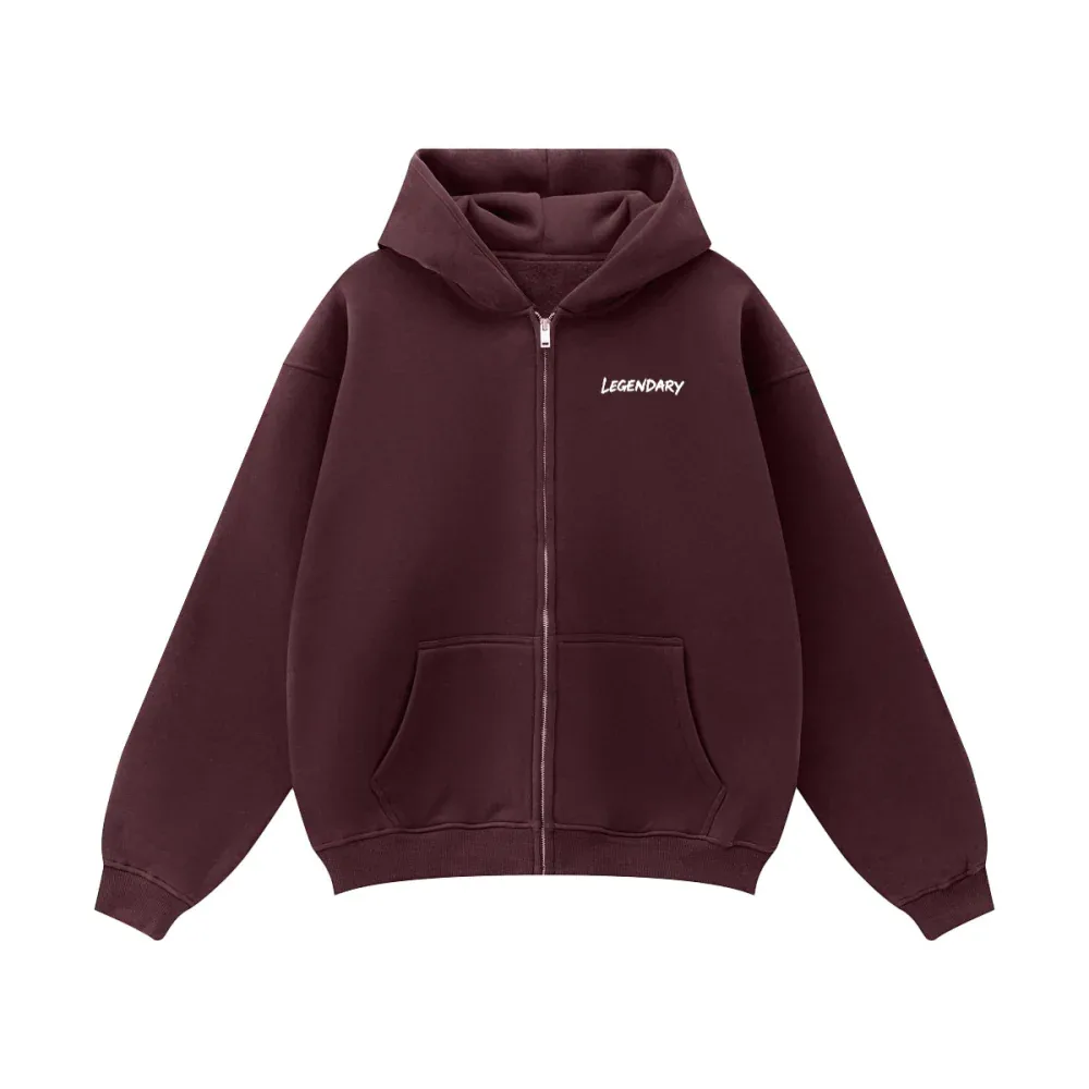 Legendary Branding Fleece Zip-up - Legendary Branding