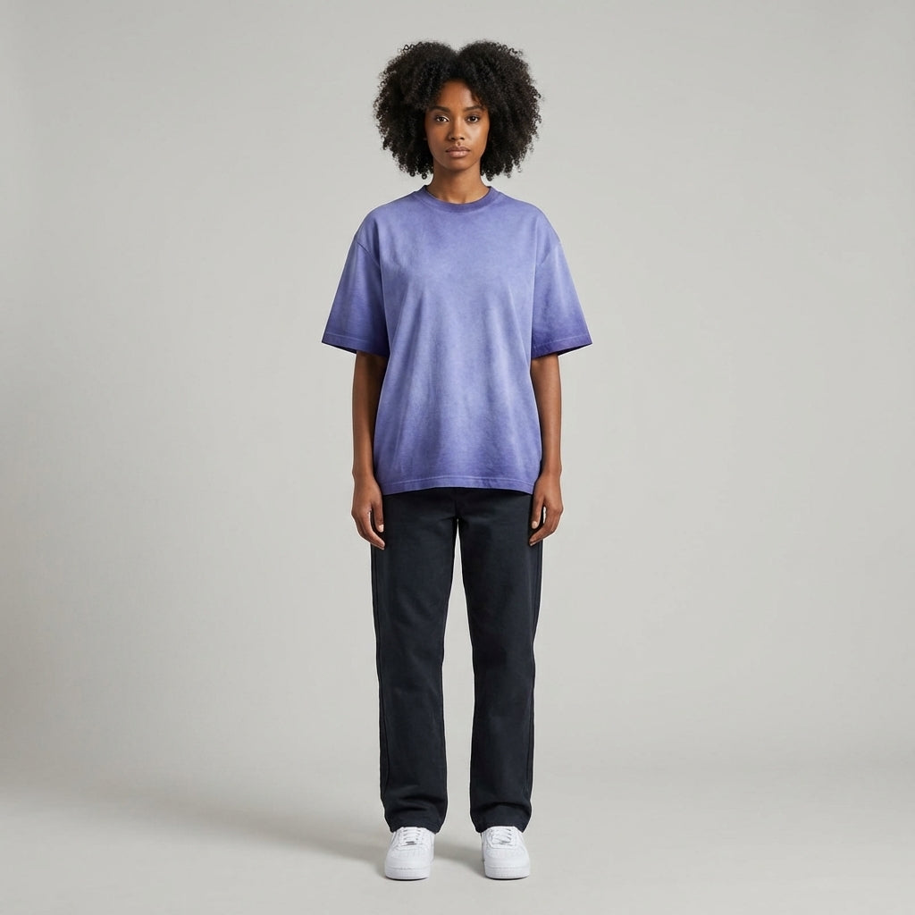 Blank Washed Gradient GOAT T-Shirt - Legendary Branding