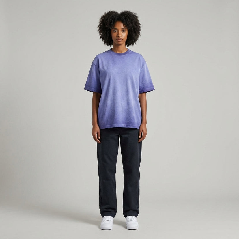 Blank Washed Gradient GOAT T-Shirt - Legendary Branding