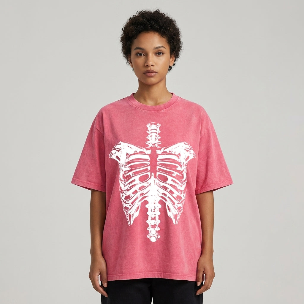 Neverdy (Never Die) Ribs Oversized T-Shirt